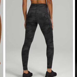 Lululemon Swift Speed High-Rise Brushed Tight 28" Heritage 365 Camo Deep Coal Mu